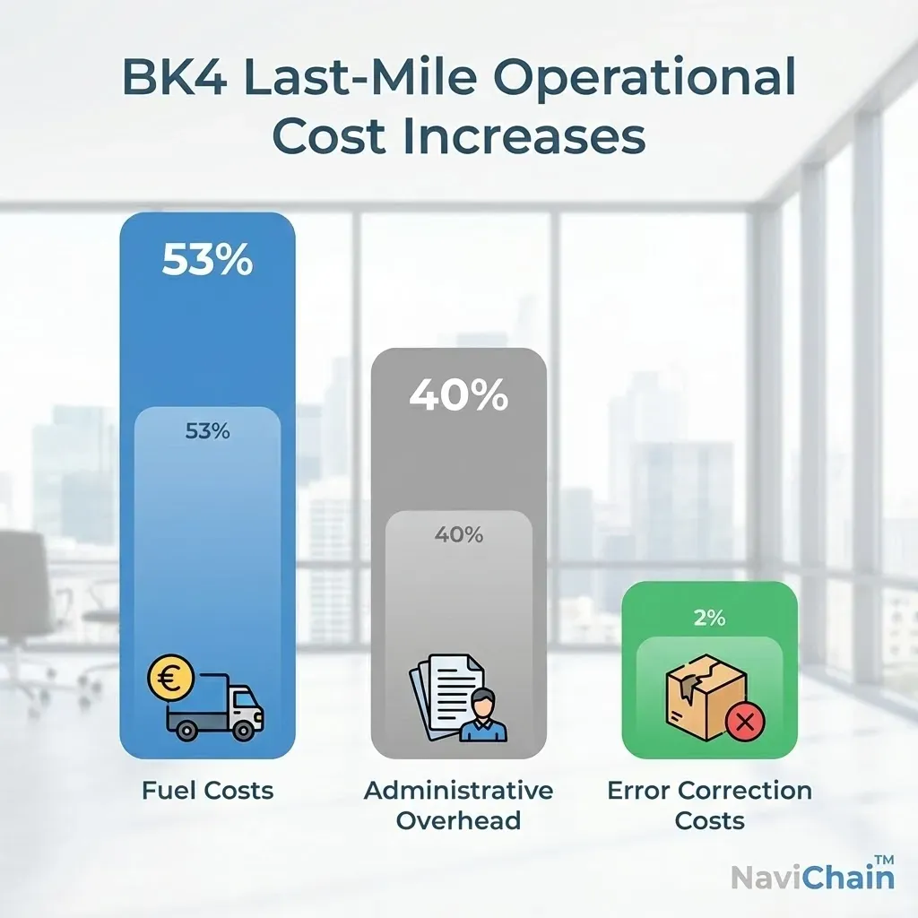 Last-Mile Delivery Cost Breakdown Chart