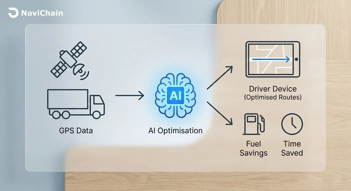 AI Route Planning Workflow