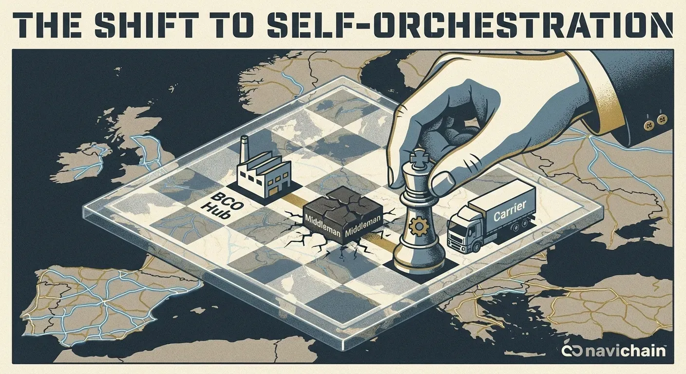 Navichain plattform: Spårning och hantering av leveranskedjor i realtid, ökad kontroll.