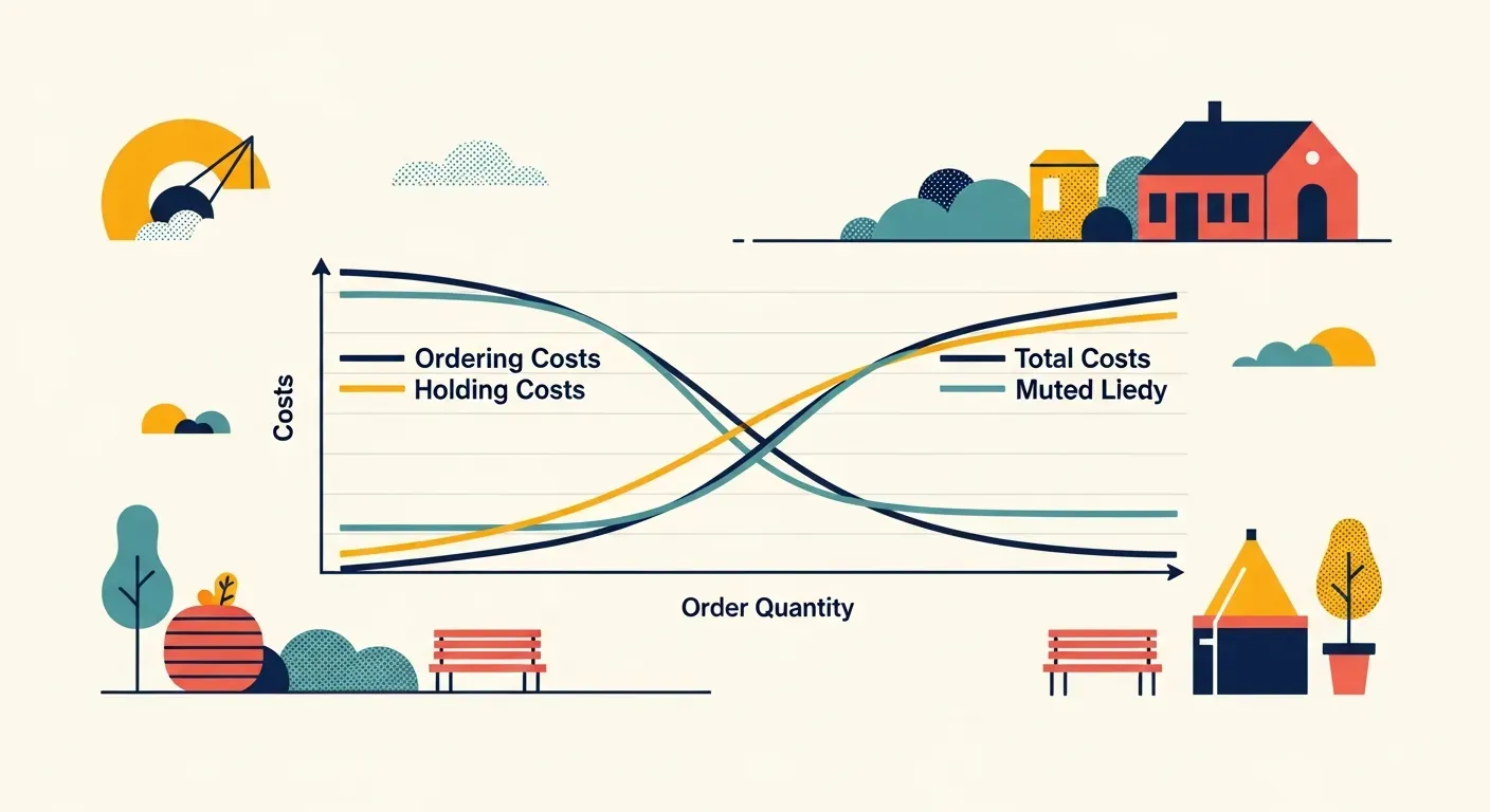 EOQ Cost Curve: Visualising optimal order quantity