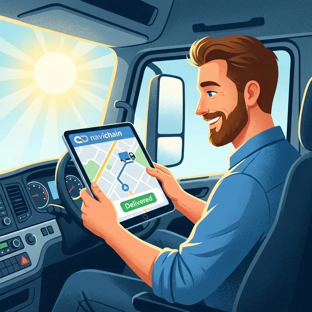 The stylised Navichain logo, symbolising innovation and integration within the haulage and supply chain sectors.