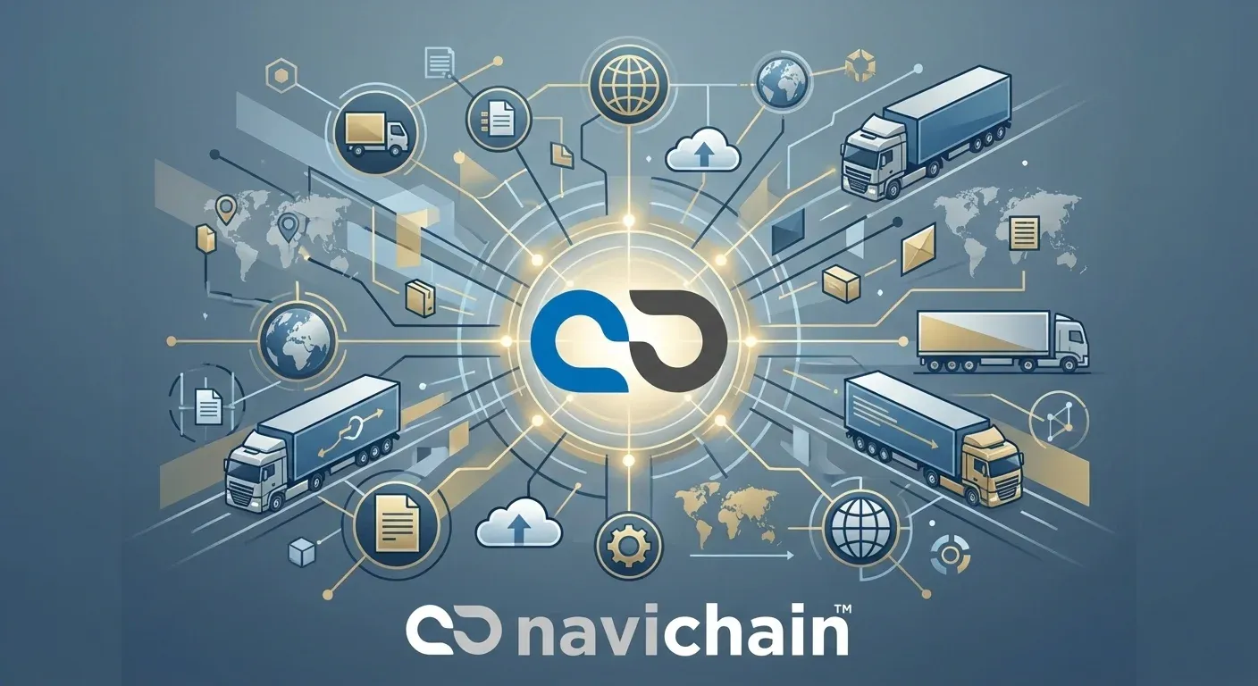 Happy lorry driver using a mobile app for real-time shipment tracking, increasing efficiency and customer satisfaction.