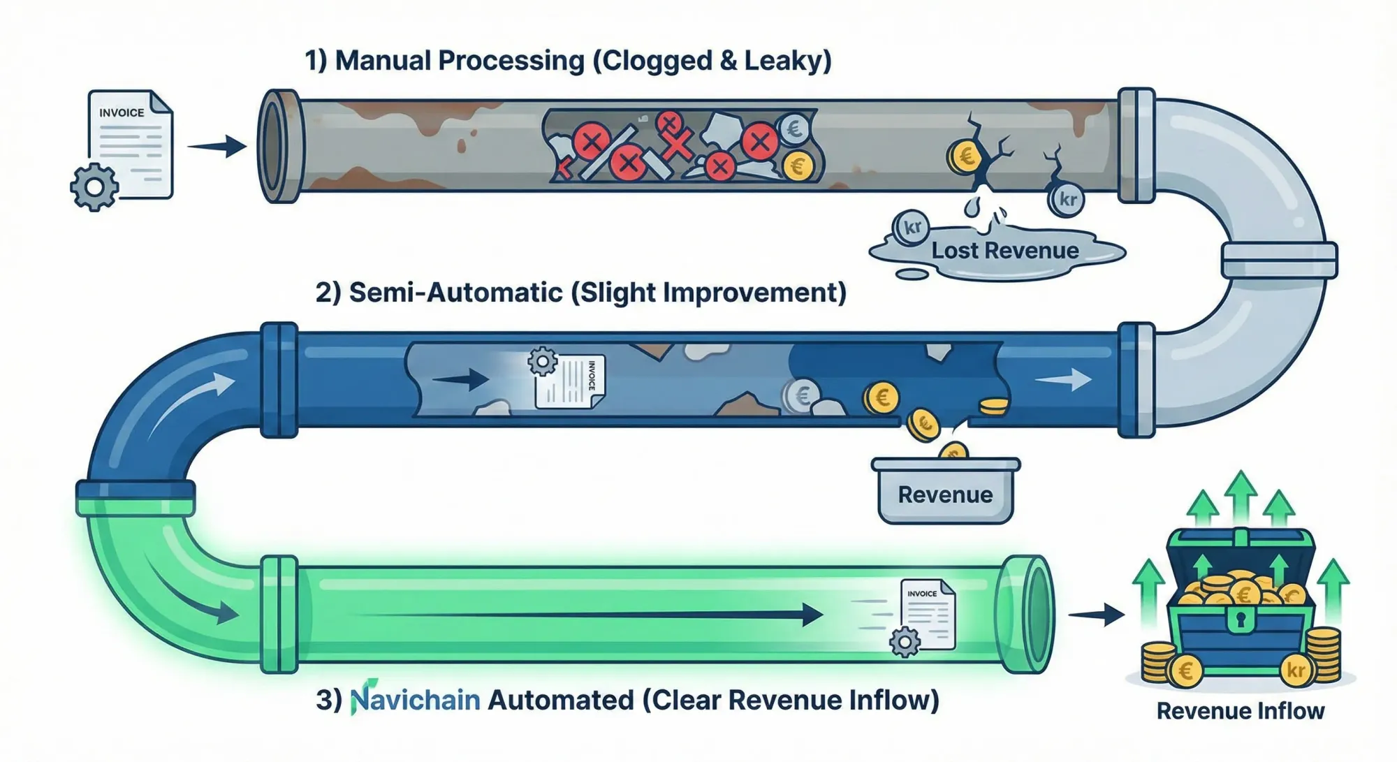 Fragmented data leads to reporting bottlenecks.