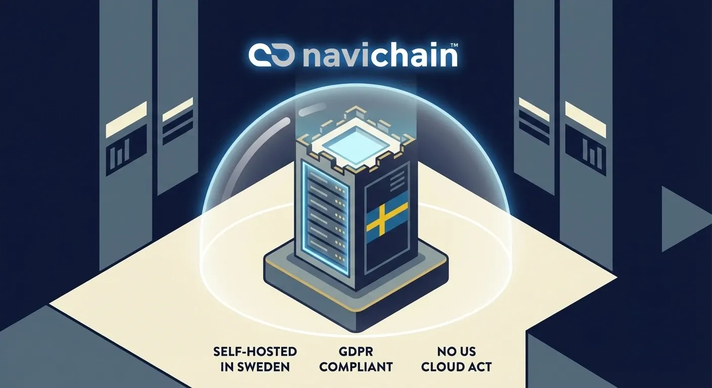 Navichain som logistikpartner.