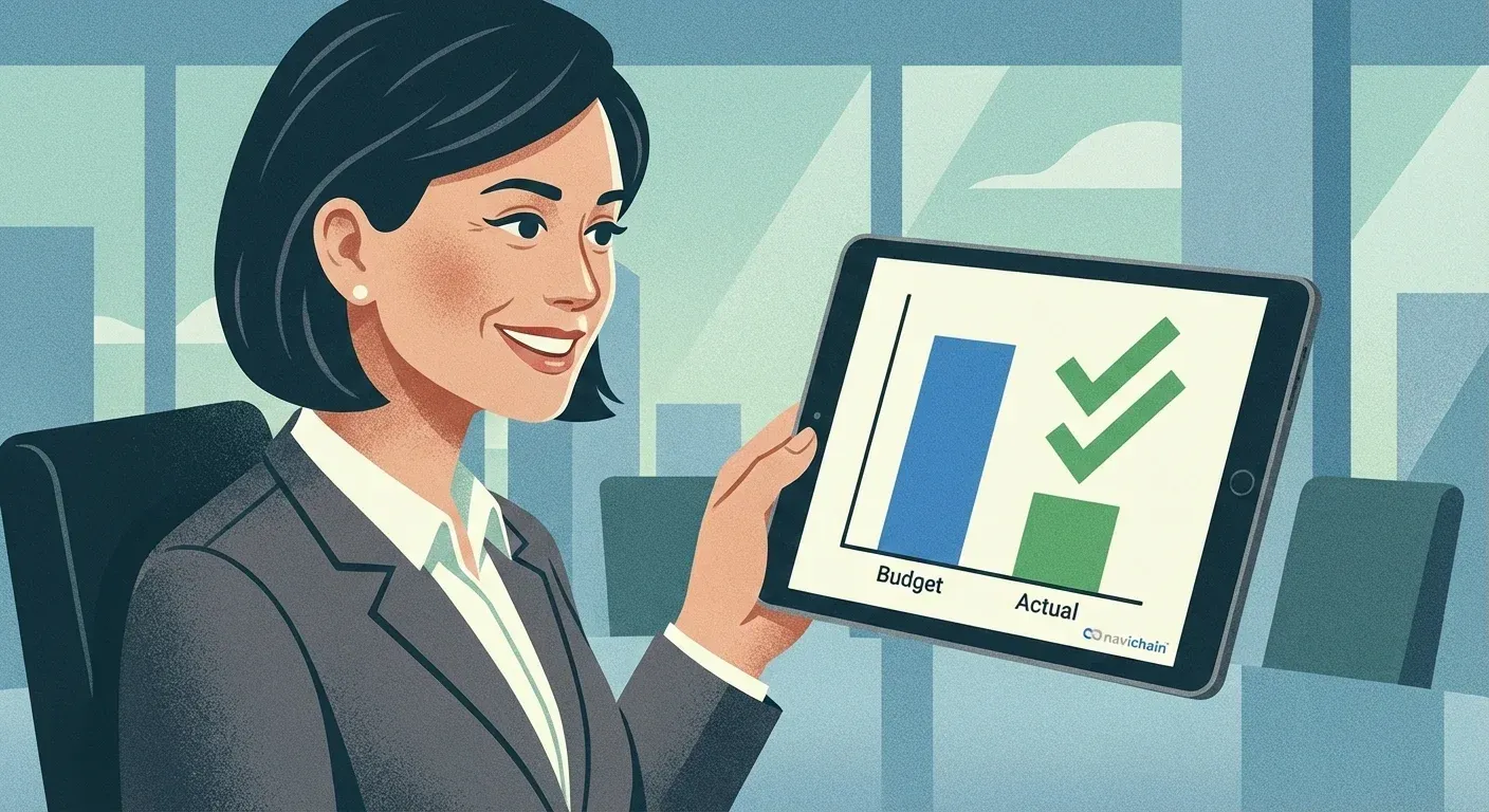 Navichain logo badge.