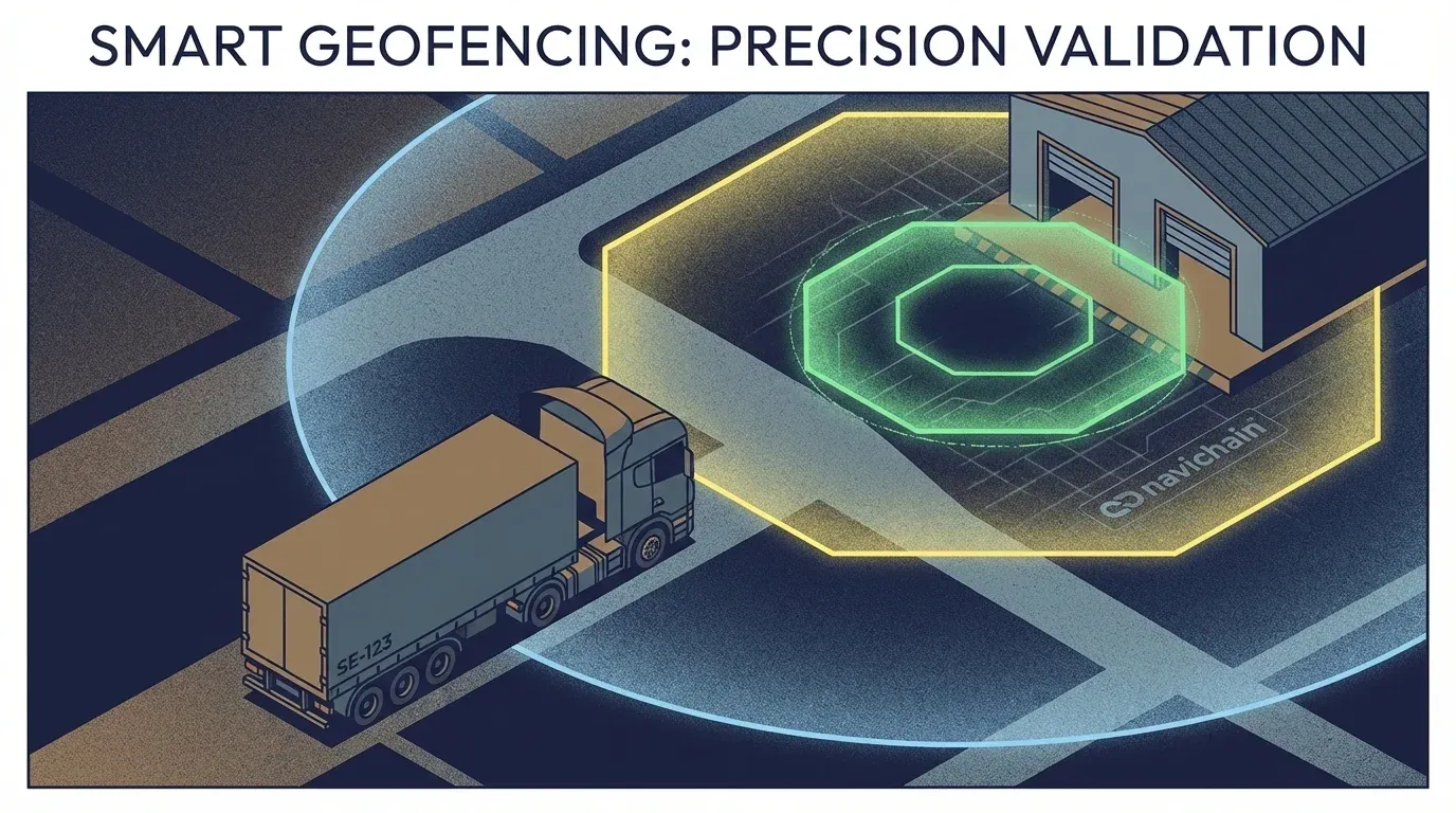 Navichain branding with a precision target icon.
