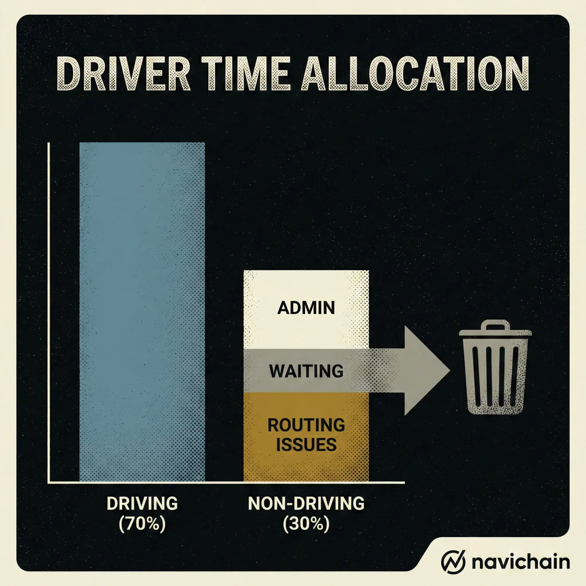 Diagram som visar hur fragmenterade verksamheter begränsar potential och förvärrar förarbristen.