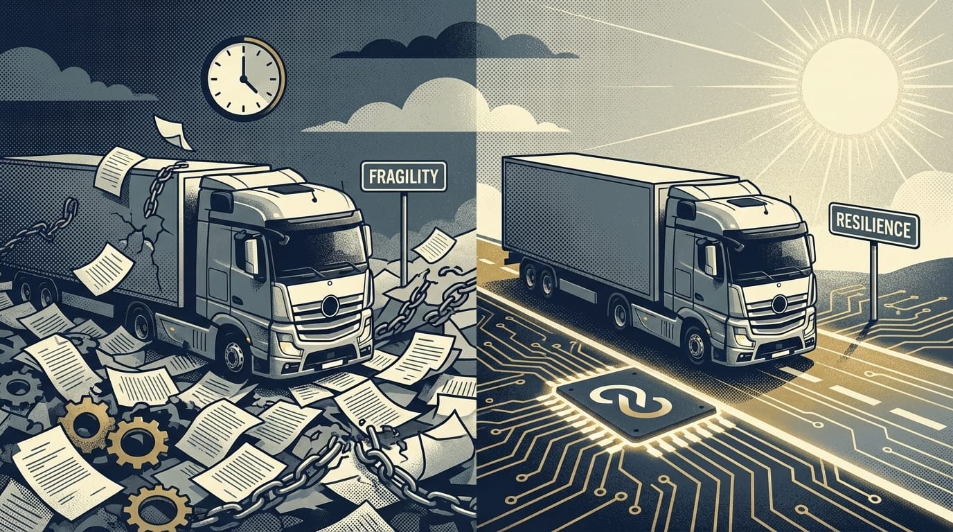 Navichain logo representing unified and secure logistics data solutions for SMEs.