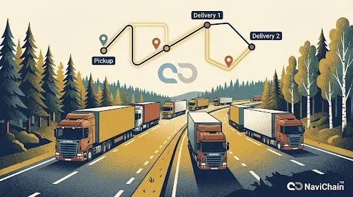 Abstract UI showing AI parsing unstructured data
