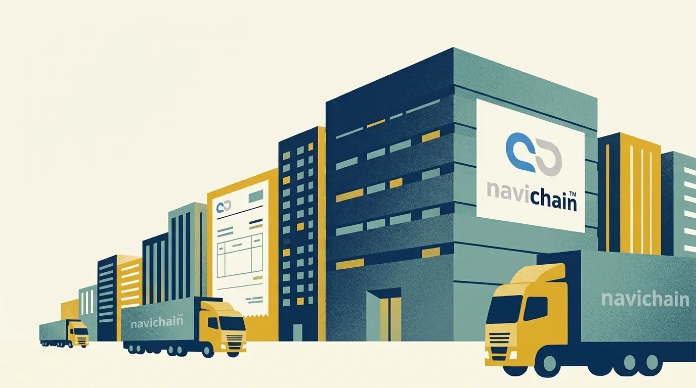 Visual representation of an organized, automated logistics workflow and populated database.