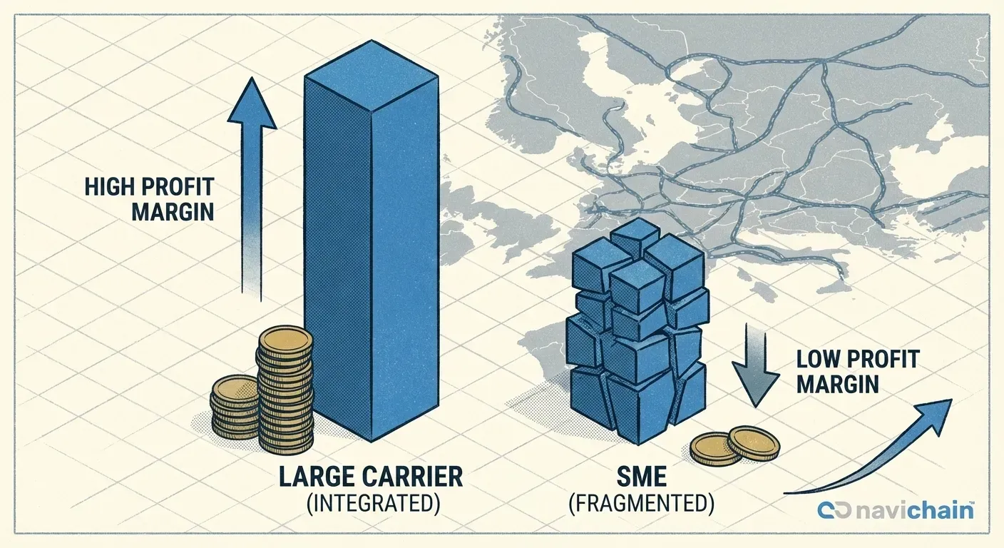 Diagram som illustrerar hur datasilos fragmenterar avvikelseinformation, vilket hindrar analys och förbättring.