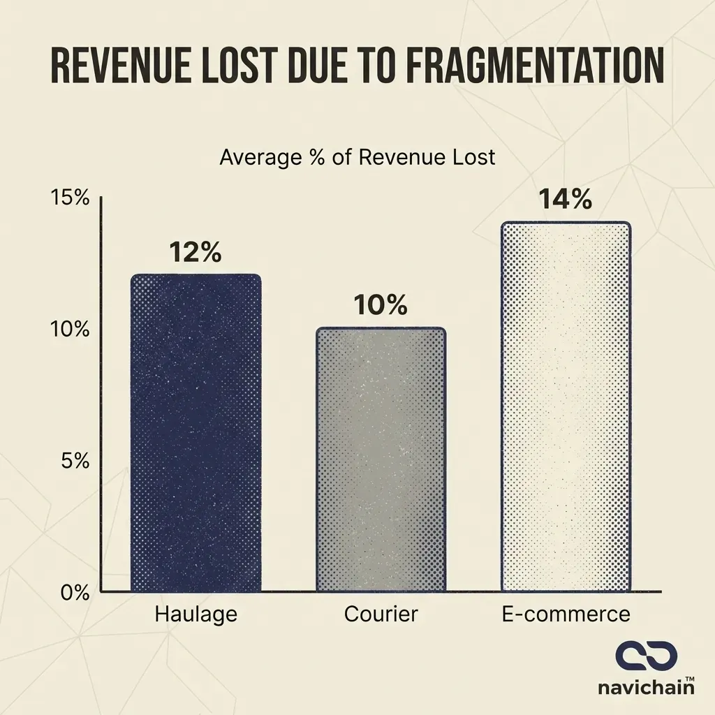 European SME's struggle: Data silos hindering supply chain visibility, impacting costs & slowing response.