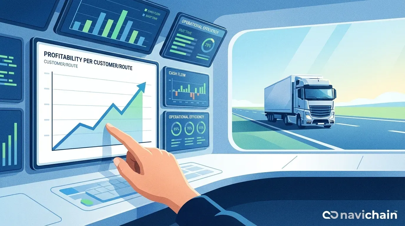 Successful delivery person confirms benefits of logistics platform unifying transport and invoicing for greater cashflow.