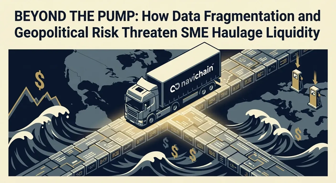European lorry on winding road: challenges of SME haulage data, geopolitical risk
