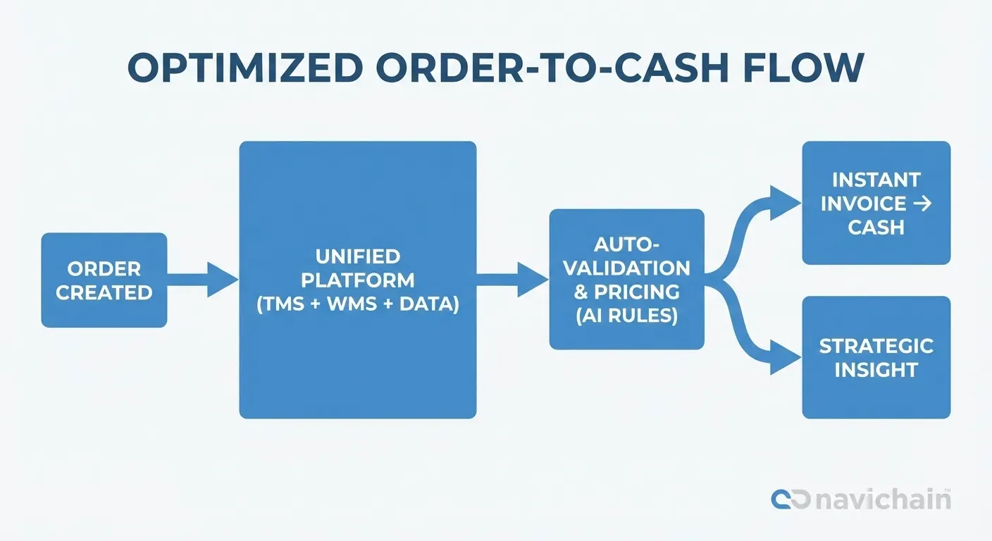 Data transforms into strategic insights in a unified system: profitability, efficiency, control.