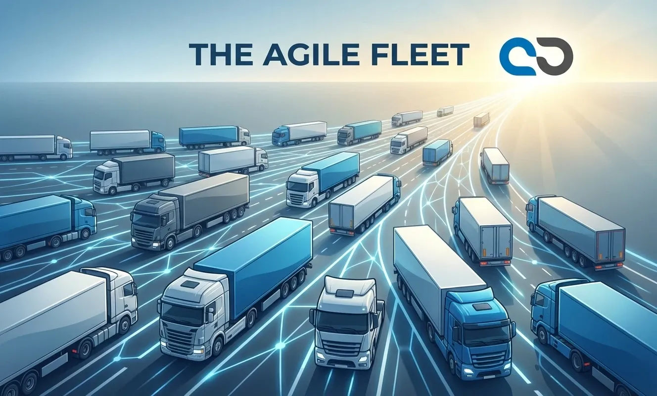 Connected logistics network with optimised routes and efficient resource allocation.