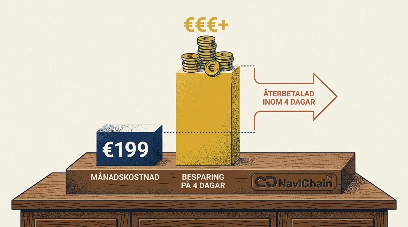 Data för TCO och ROI