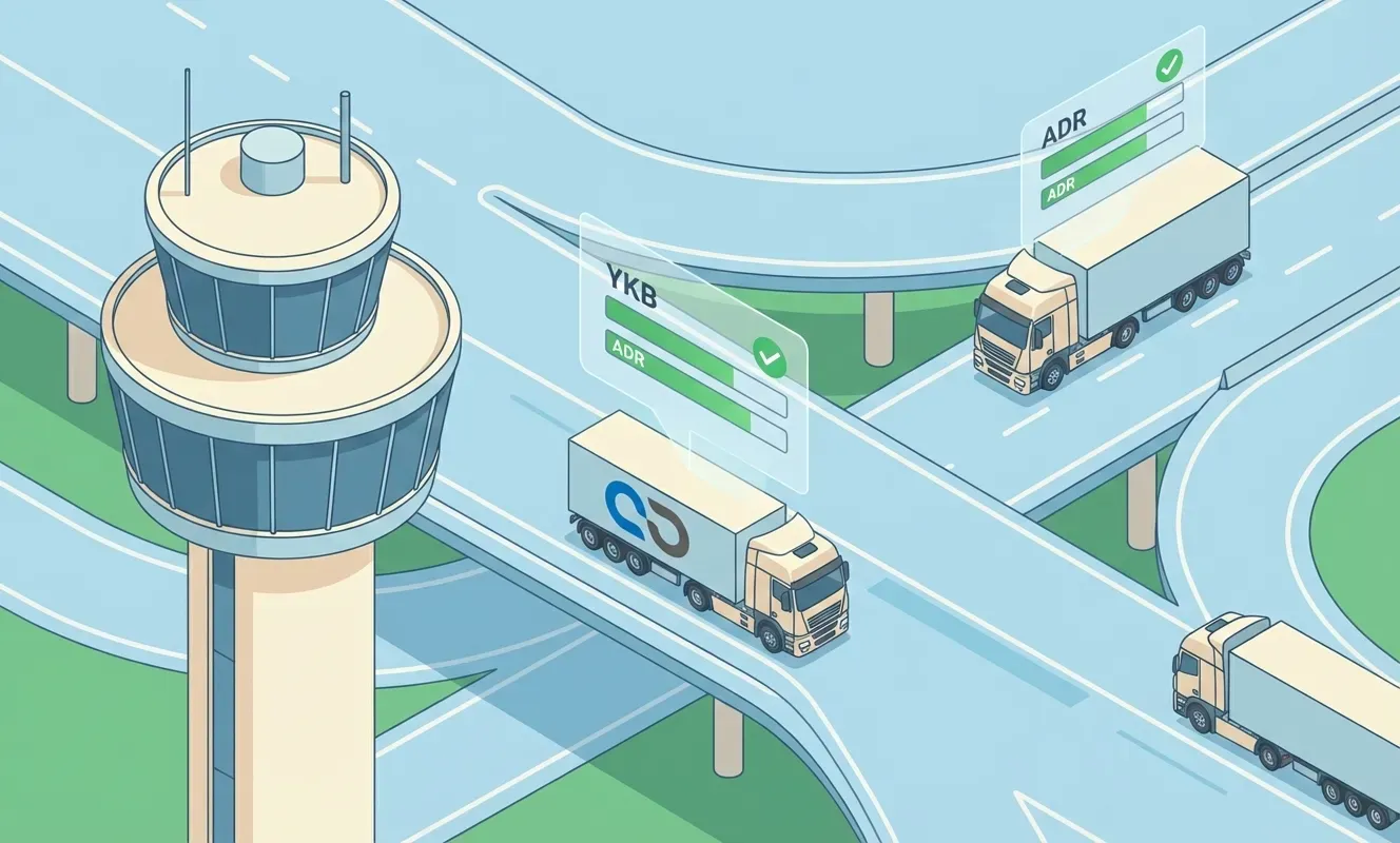 Dataintegrering och automatisering för proaktiv regelefterlevnad i åkeri - en schematisk översikt.