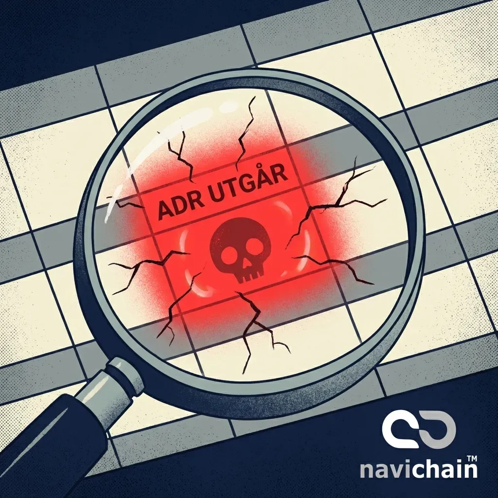 Navichain logotyp - Innovativa lösningar för logistik och regelefterlevnad.