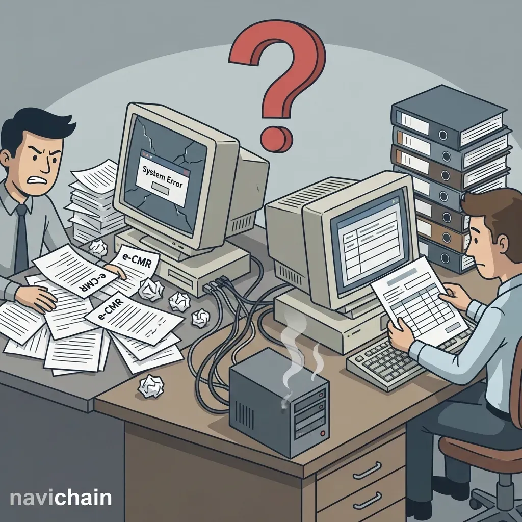 Data silos versus a unified platform: Improved data flow visualized for logistics applications.