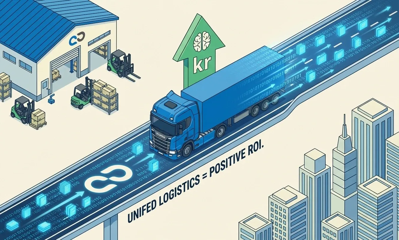 Navichain:s plattform ger överblick och kontroll, vilket skapar grund för tillväxt inom logistik.