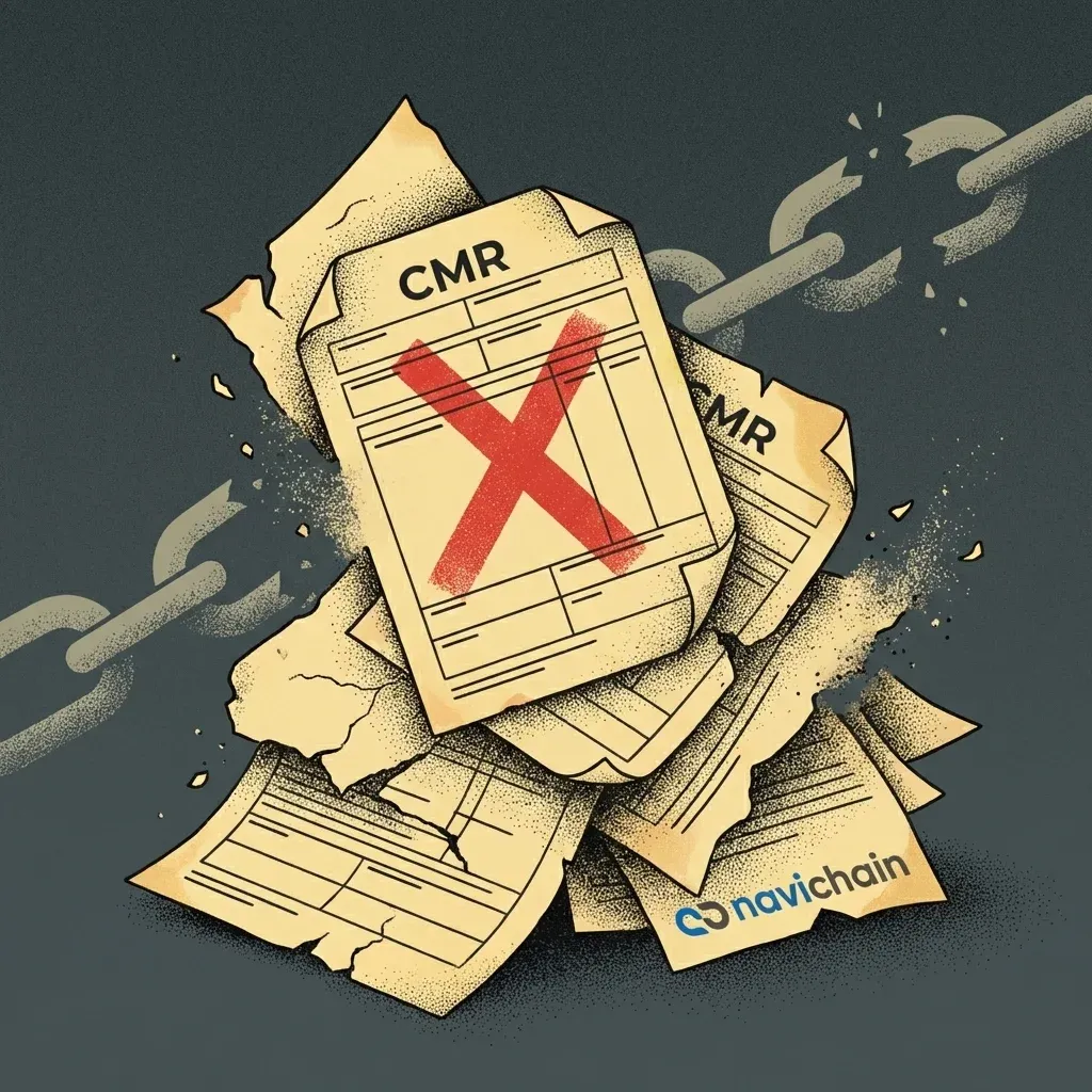 Stapel med pappers-CMR:er