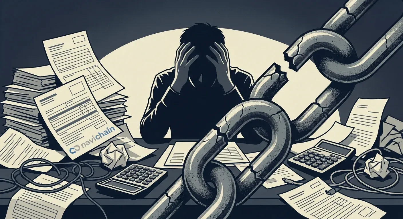 Illustration: Ett åkeri drunknar i data men saknar verktyg för att använda den effektivt.