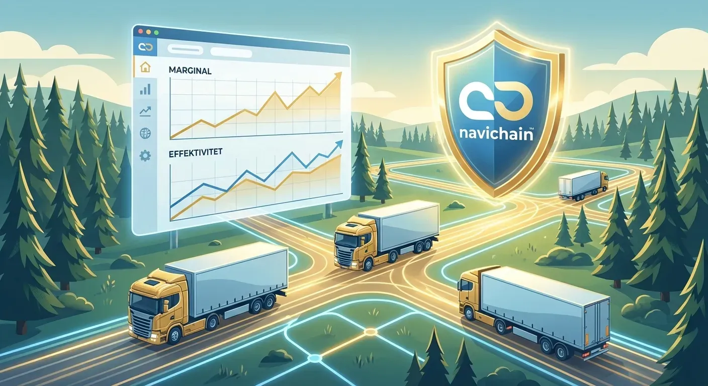Navichain logo - integrated logistics solutions.