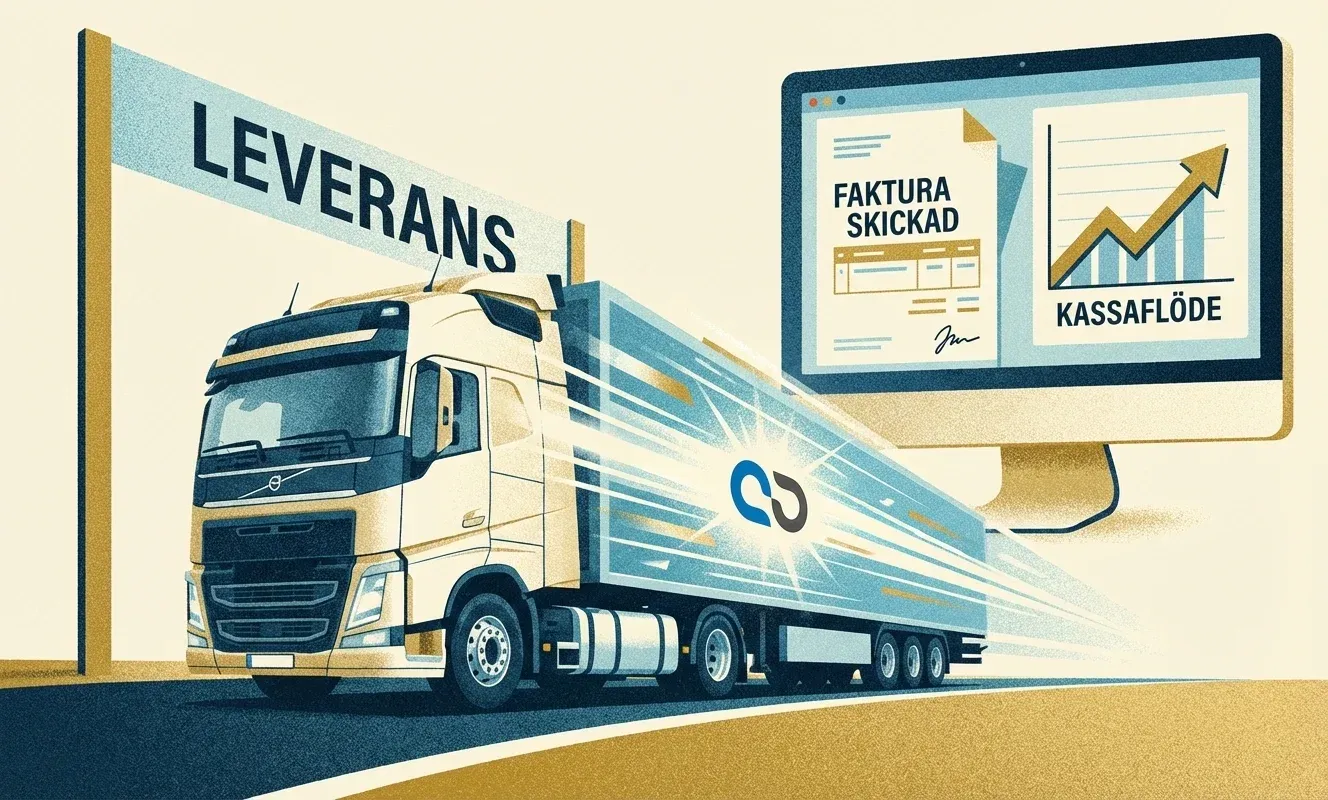 Schematisk översikt av en enhetlig logistikplattform med integrerad AI och säker datahantering.