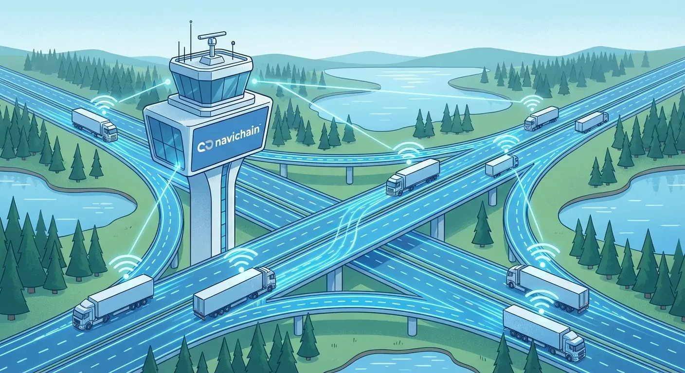 AI optimerar ruttplanering över hela flottan, egen och partners, förutsäger underhåll.