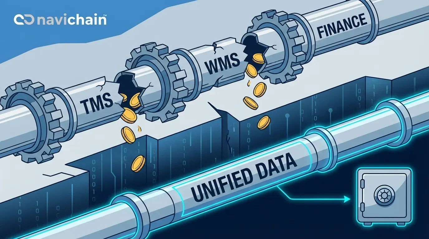 Lastbil på väg i Europa, symboliserar kassaflödesutmaningar för transportföretag.