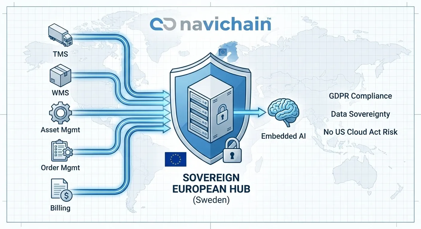 Suverän datainfrastruktur möjliggör säker AI-analys av driftsdata, vilket leder till ökad effektivitet och lönsamhet.
