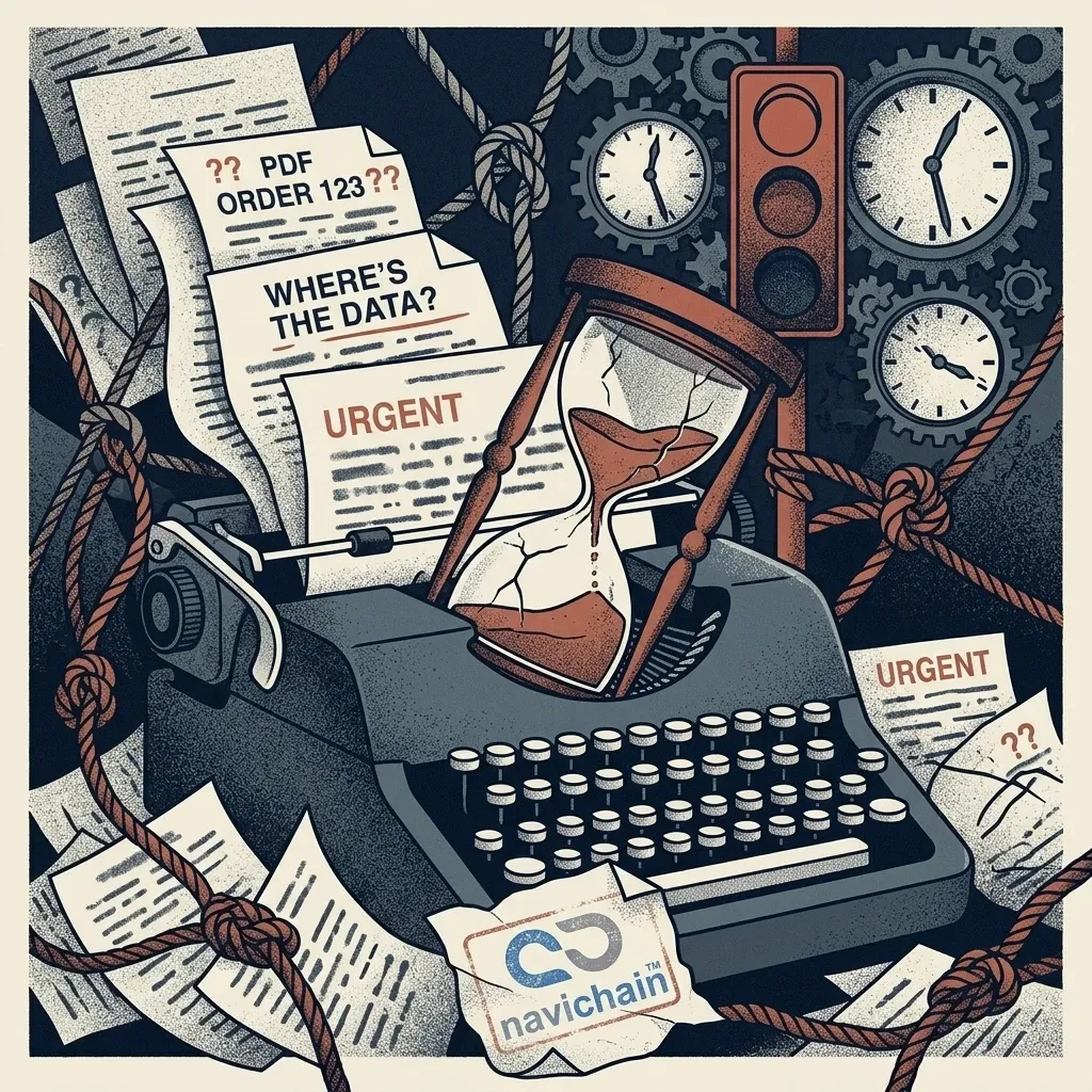 The friction of manual data entry in logistics