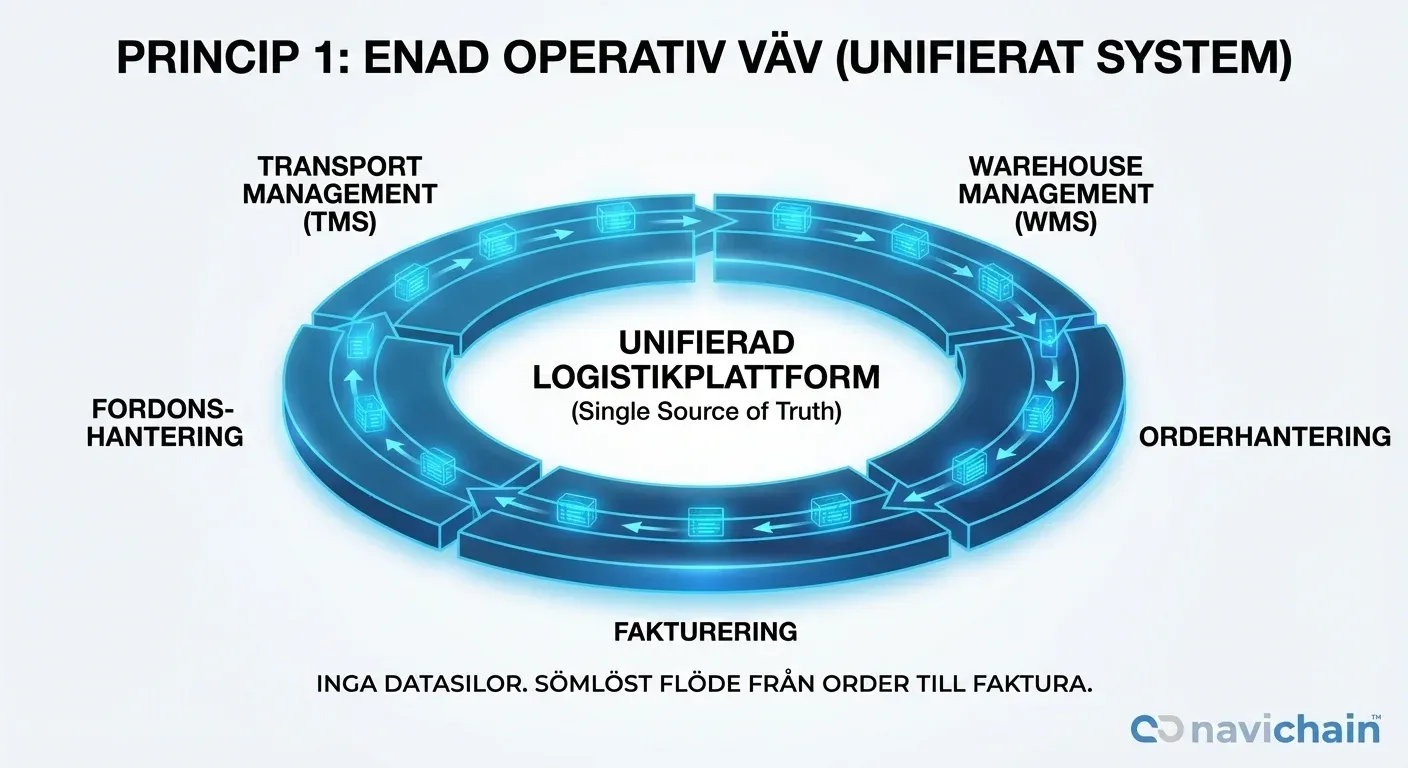 Logistikoperativsystem: Enhetlig data och datasäkerhet för ett motståndskraftigt åkeri.