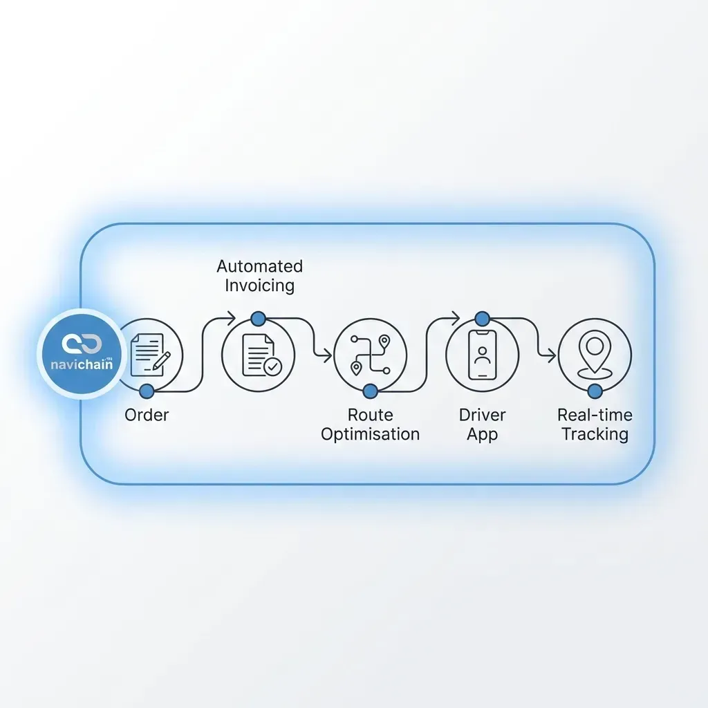 Navichain: Logistikoperativsystem för europeiska SMF - Datasuveränitet i fokus.