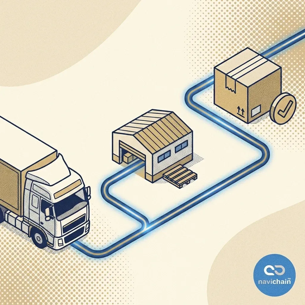 Navichain logotyp som representerar en AI-driven SaaS-lösning för leverantörskedjan.