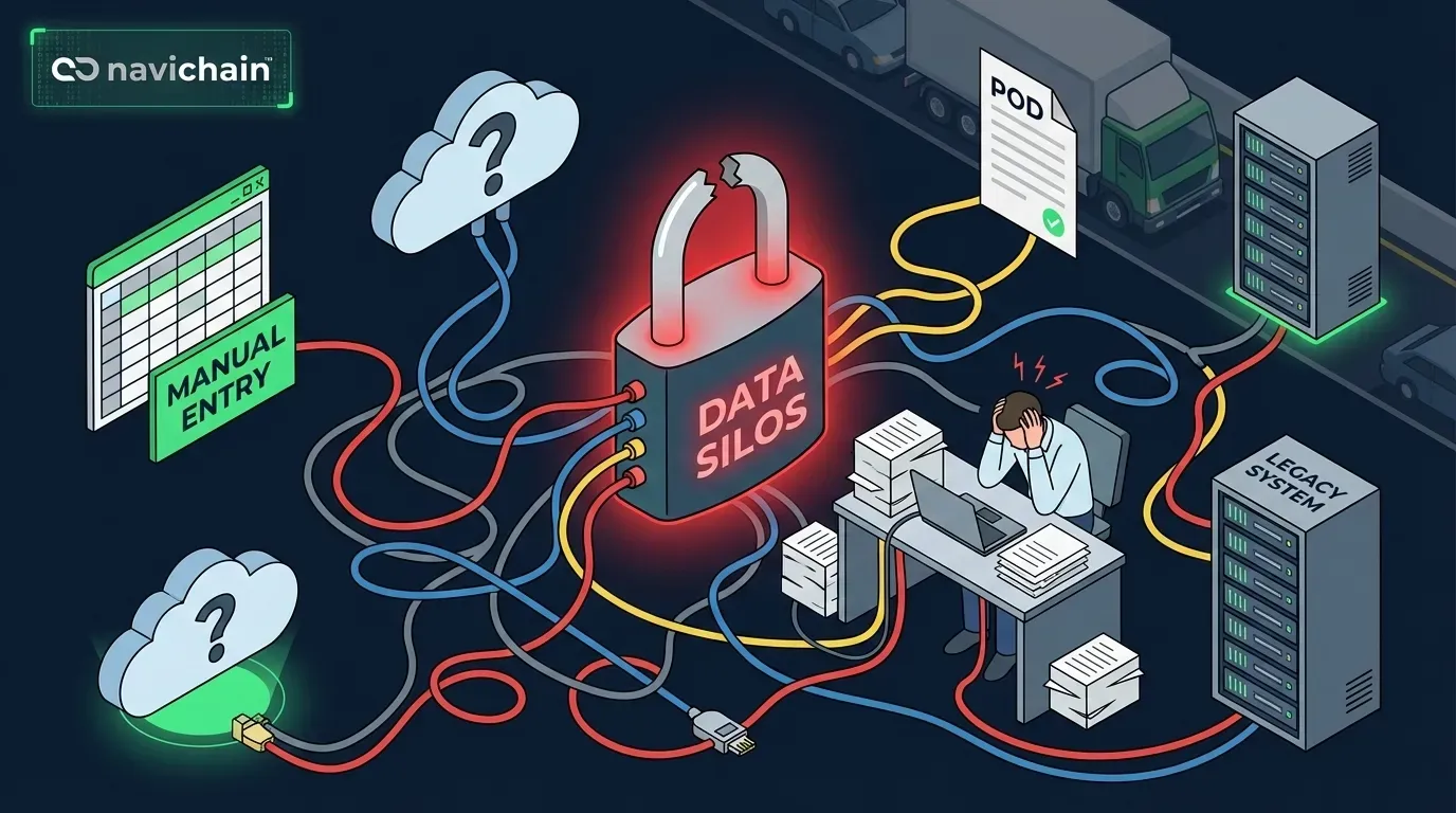 Flaskhalsar pga. fragmenterade system minskar agiliteten och ökar logistikkostnaderna.