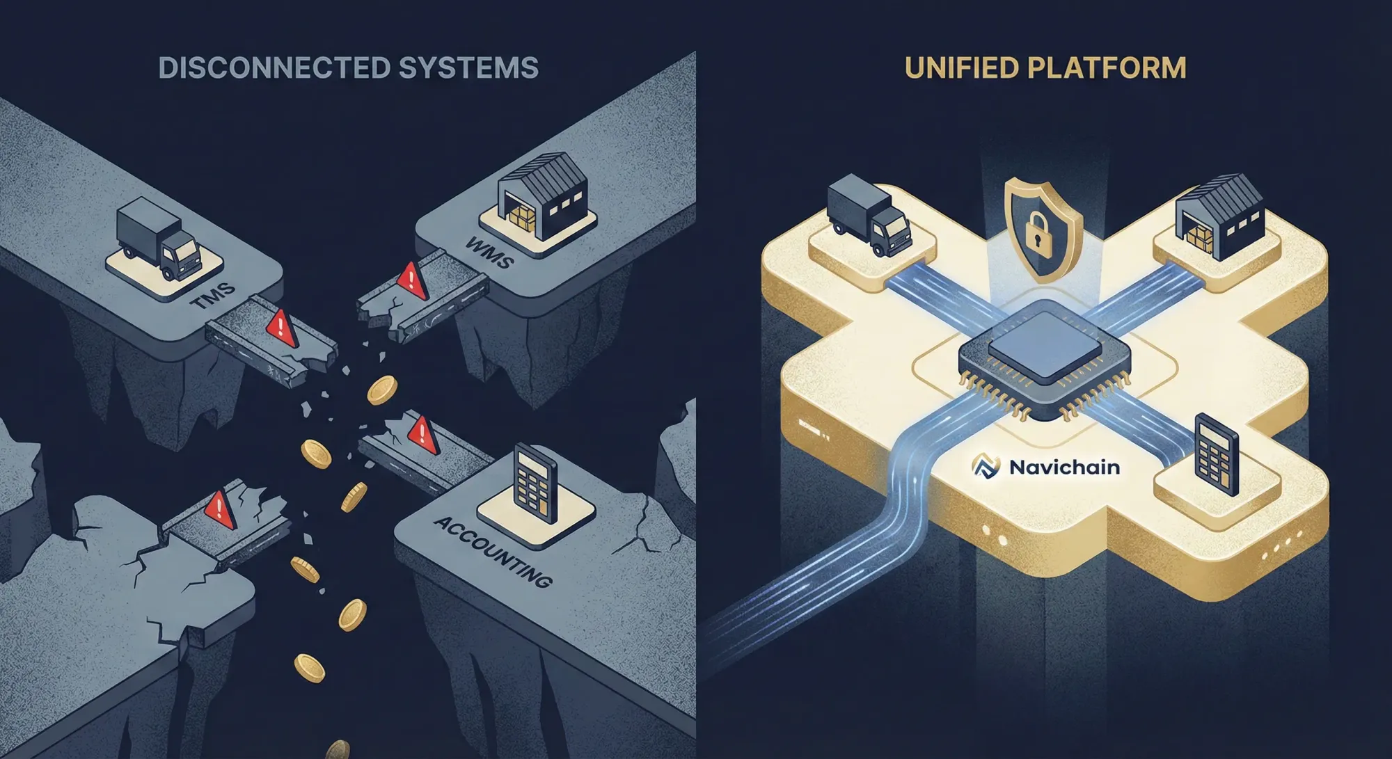 Bild som illustrerar 'bäst-i-klassen'-fällan och dess negativa inverkan på europeiska logistikföretag.