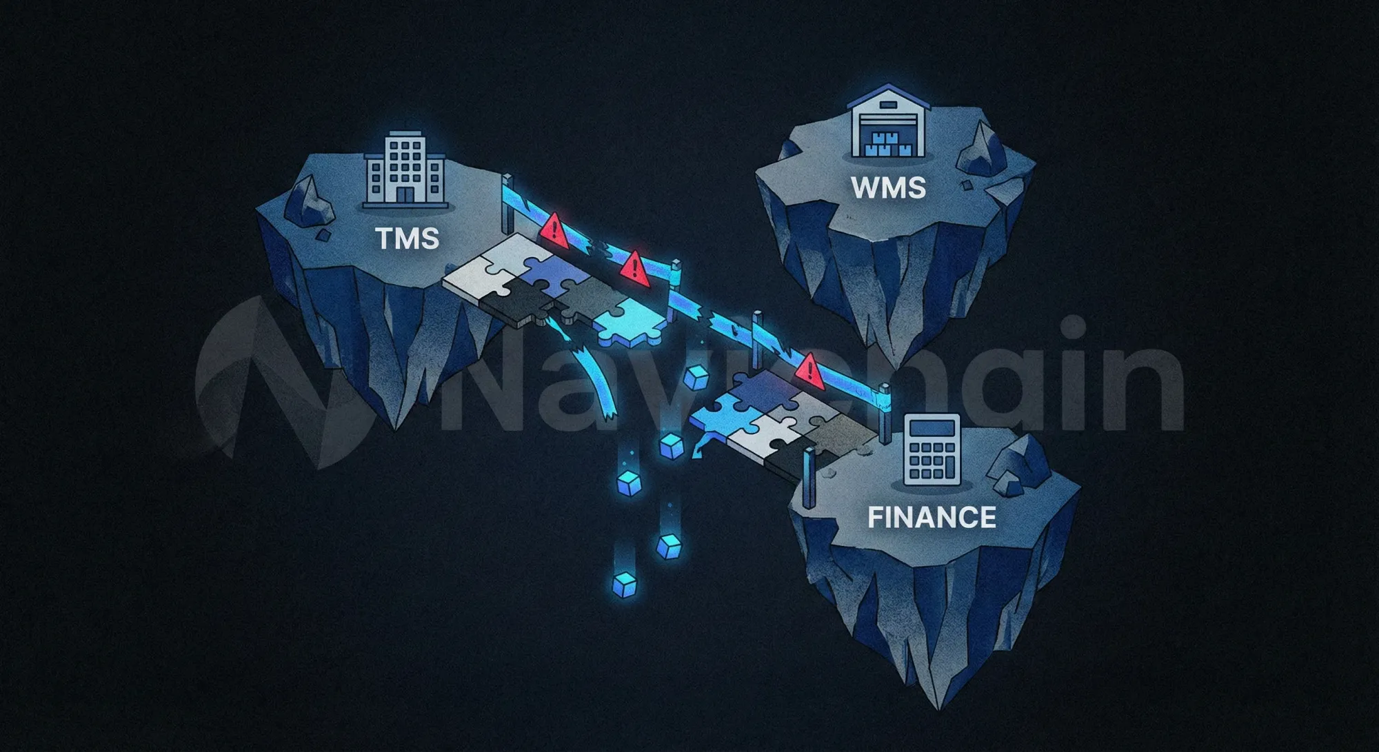 Disconnected systems lead to fragmented data and profit loss for logistics SMEs.