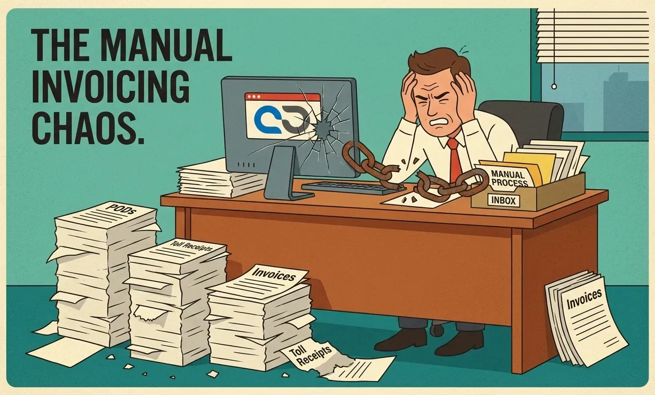 Siloed data systems obstruct invoice processing, causing haulage revenue loss and payment delays.