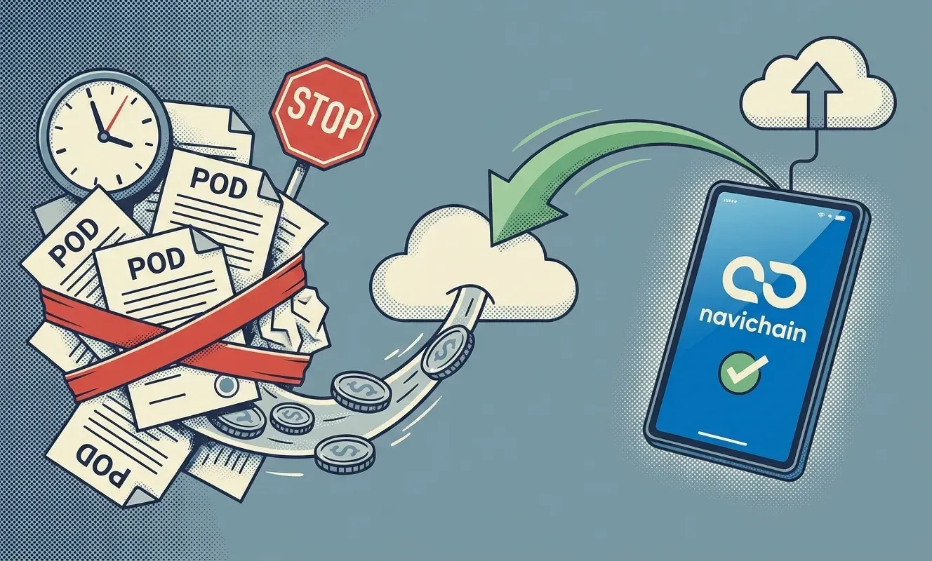 A lorry navigating a twisting road, symbolizing the challenges of modern logistics.