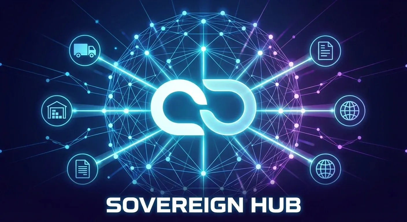 Navichain-logotyp som representerar enhetliga och säkra logistikdatalösningar för små och medelstora företag.