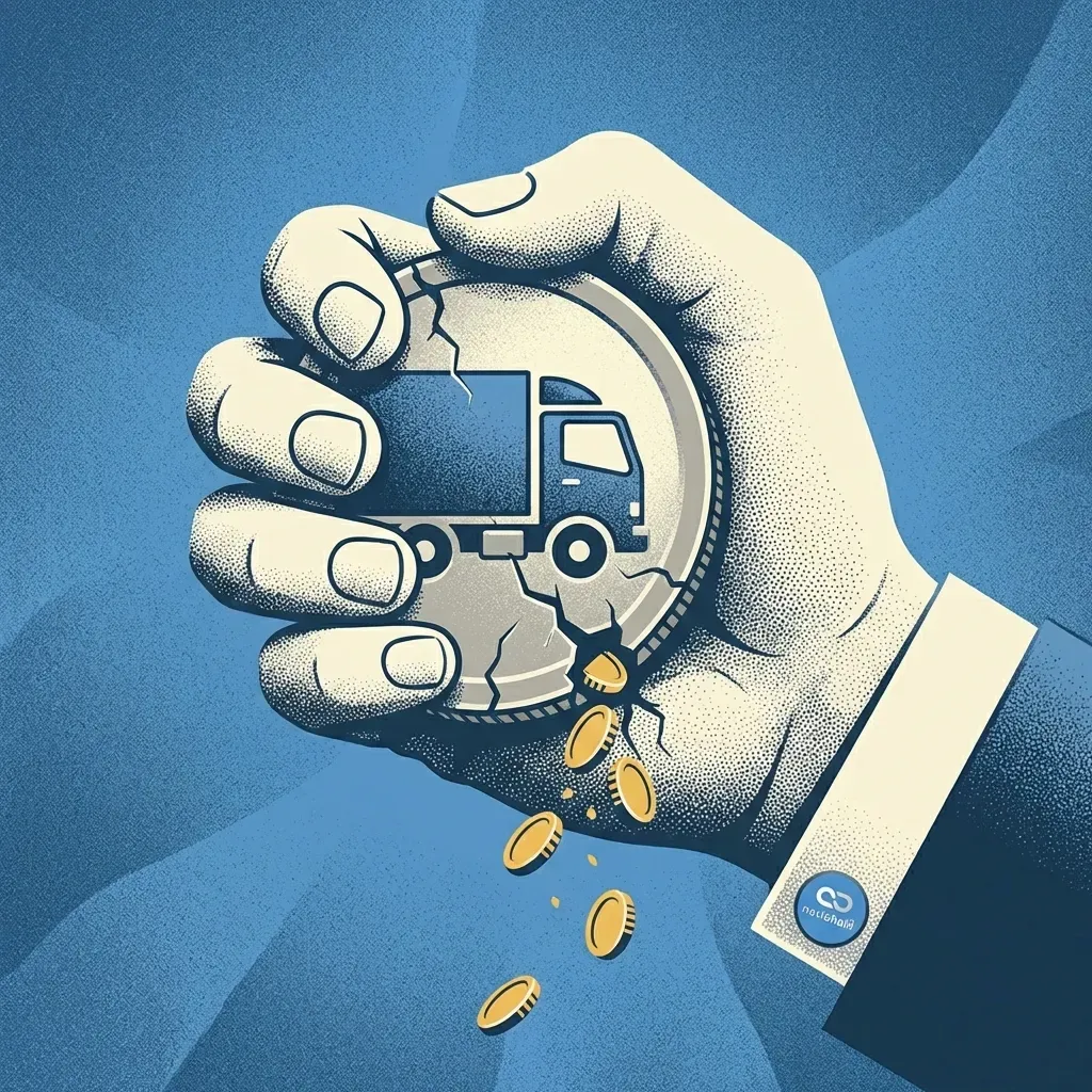 Navichain-logotypen illustrerar den enhetliga logistikplattformen som möjliggör realtidsinsikter.