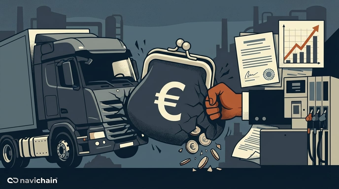 Illustration: Prispress och höga kostnader skapar problem för skandinaviska åkerier.