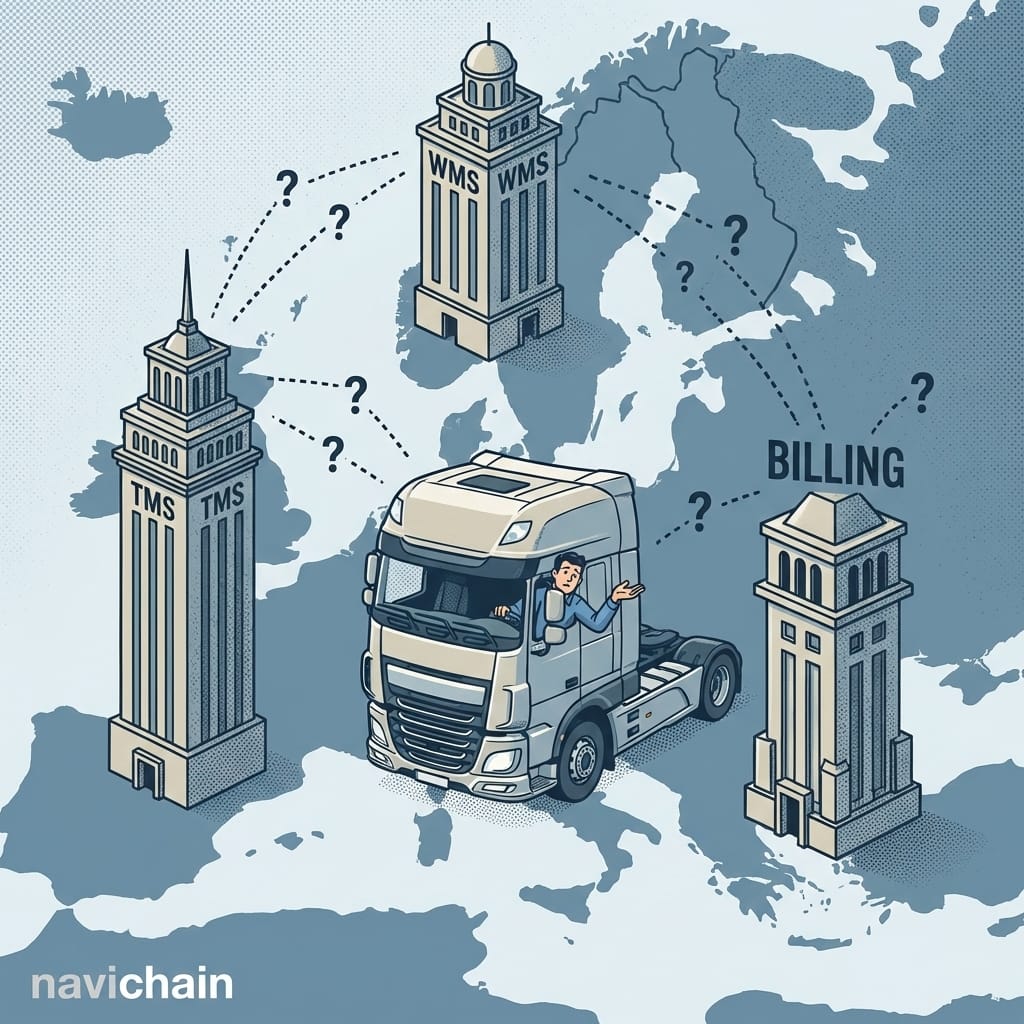 Logistik utmaningar i Skandinavien: Datafragmentering och behovet av AI-driven optimering för smartare beslut.
