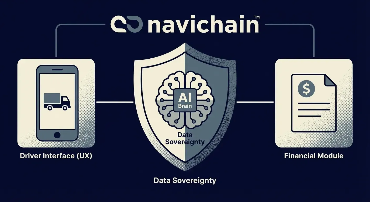 Stapeldiagram som visar hur branschförändringar driver på behovet av logistiksuveränitet.