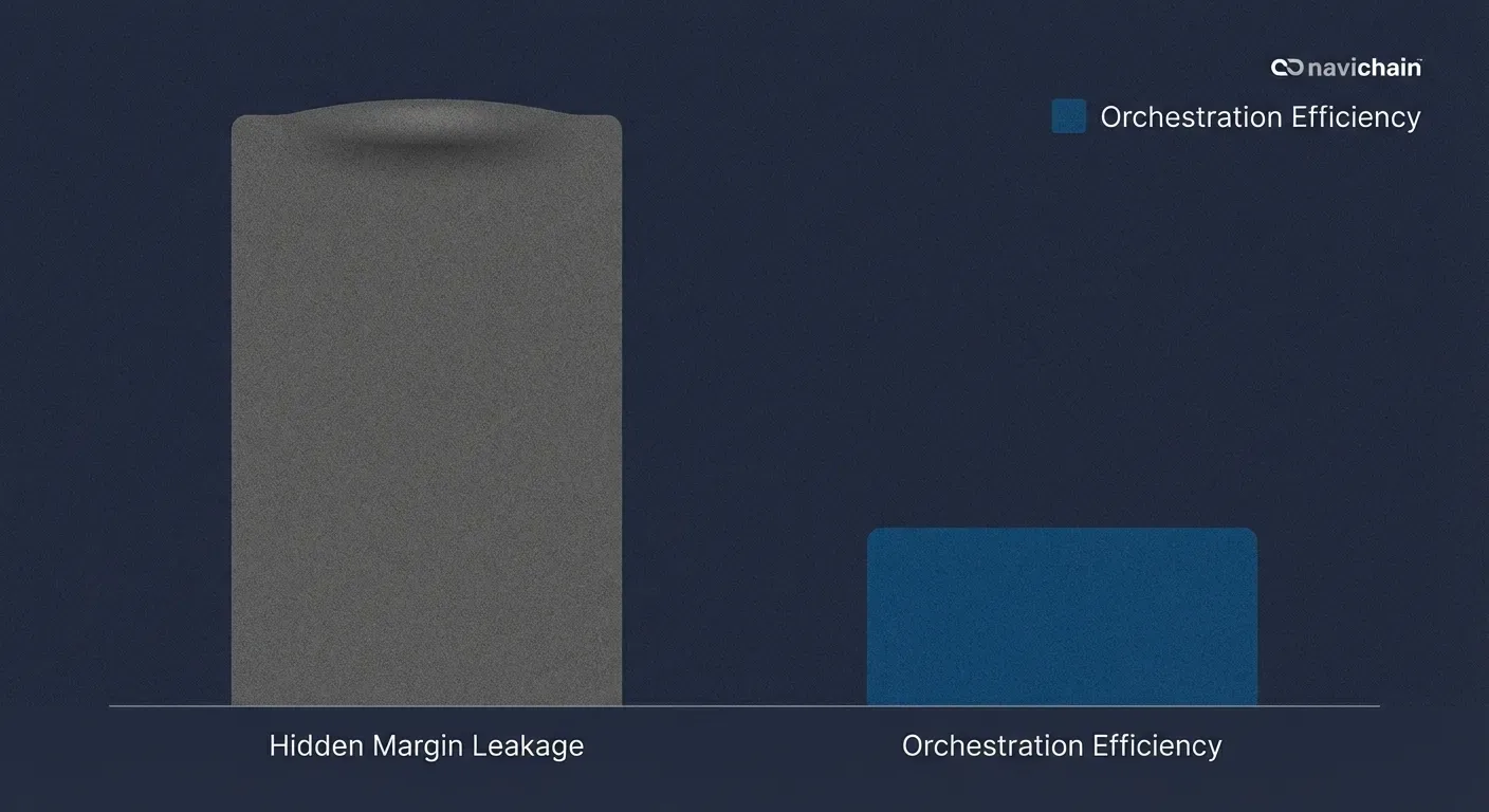 Control Tower-modellen: Varuägare orkestrerar frakt genom direkt anslutning, synlighet och standardisering.