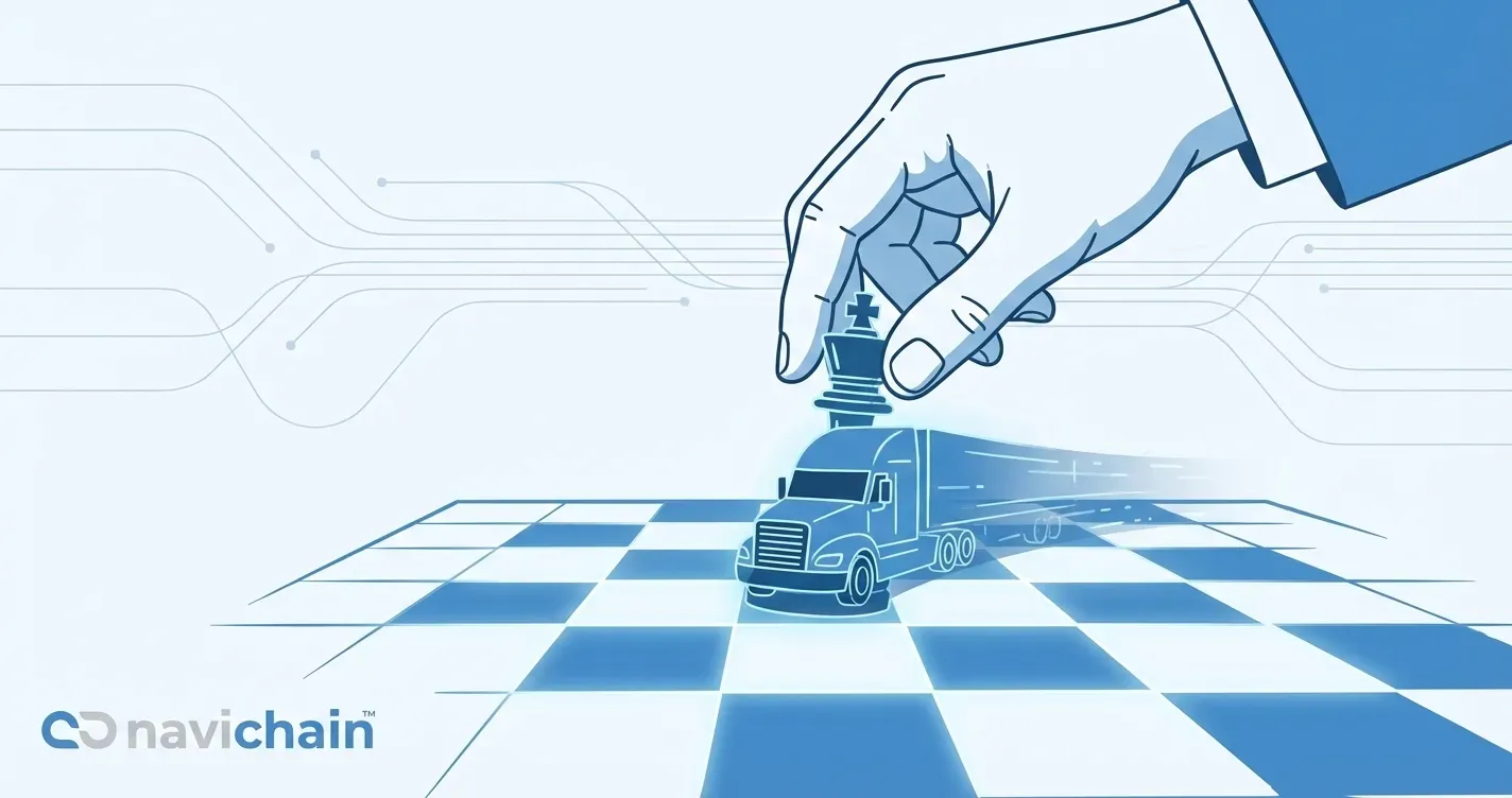 A sailing ship visualising regaining control over supply chain logistics for BCOs.