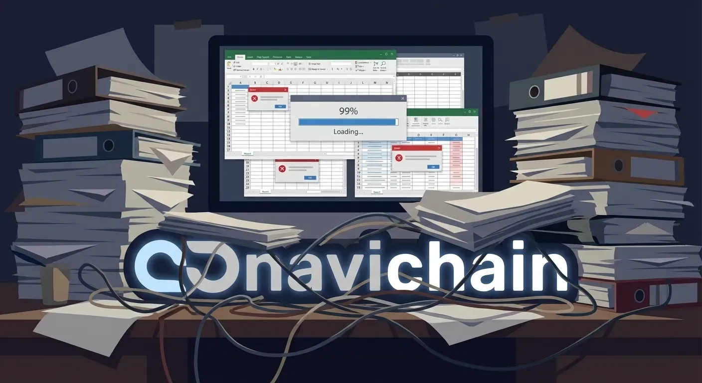 Siloindelade IT-system skapar kritiska blinda fläckar i leveranskedjan, vilket hindrar effektiv hantering.