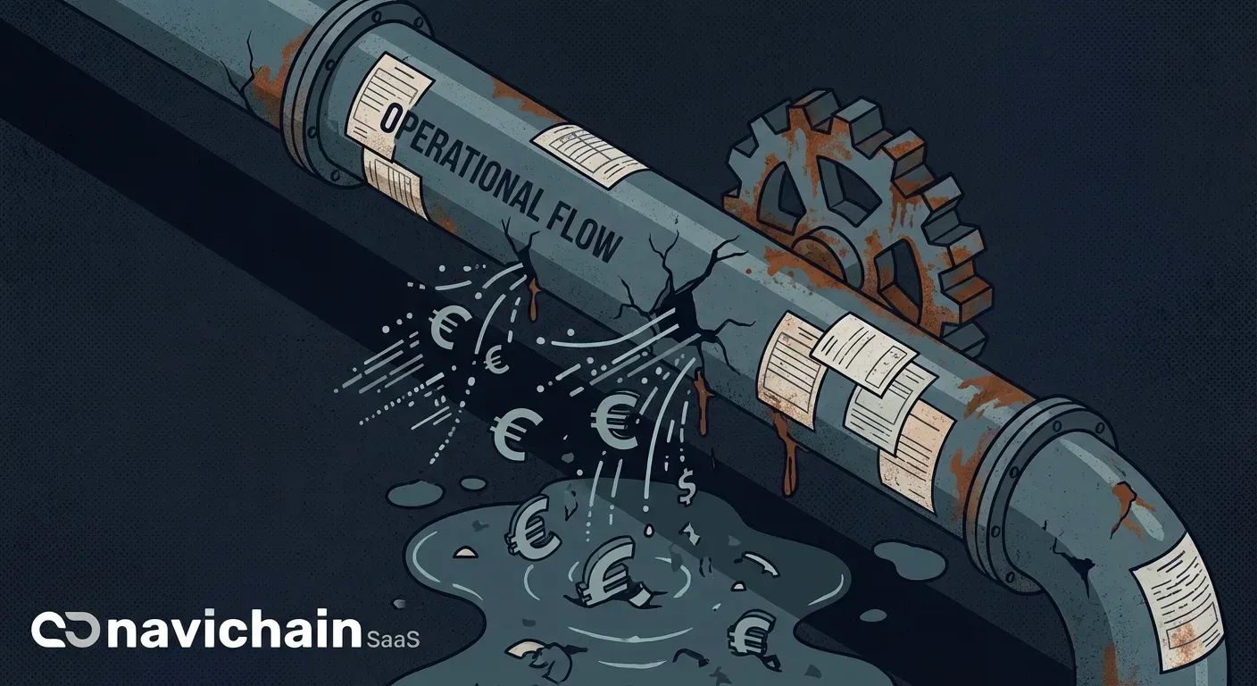 Navichain logo representing a secure & efficient logistics solution.